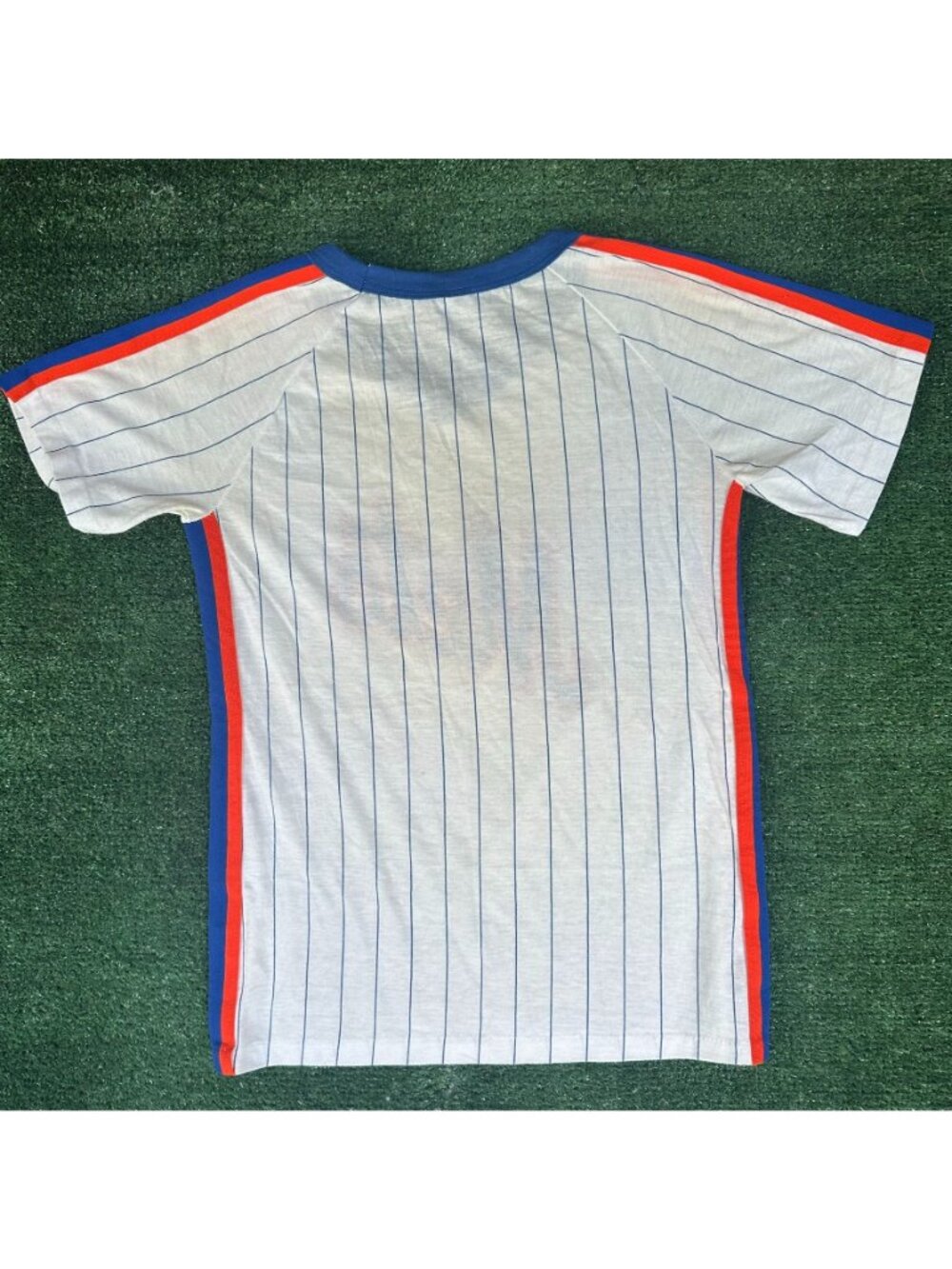 Vintage 80s New York Mets Baseball Jersey T-Shirt White M Single Stitch MLB - Picture 5 of 5